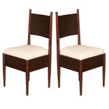 Mahogany Chairs with Deep Skirt