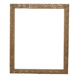Antique Carved raw wood frame