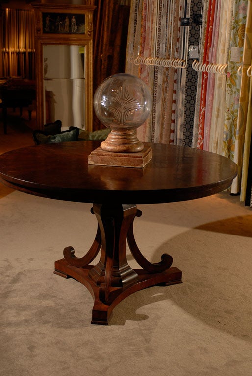 Glass Globe on Stand