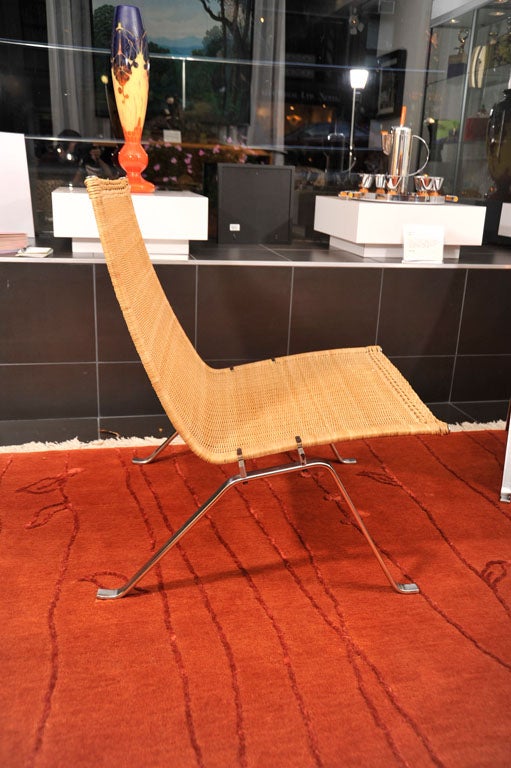 Mid-20th Century Pair of Lounge Chairs by Poul Kjaerholm For Sale
