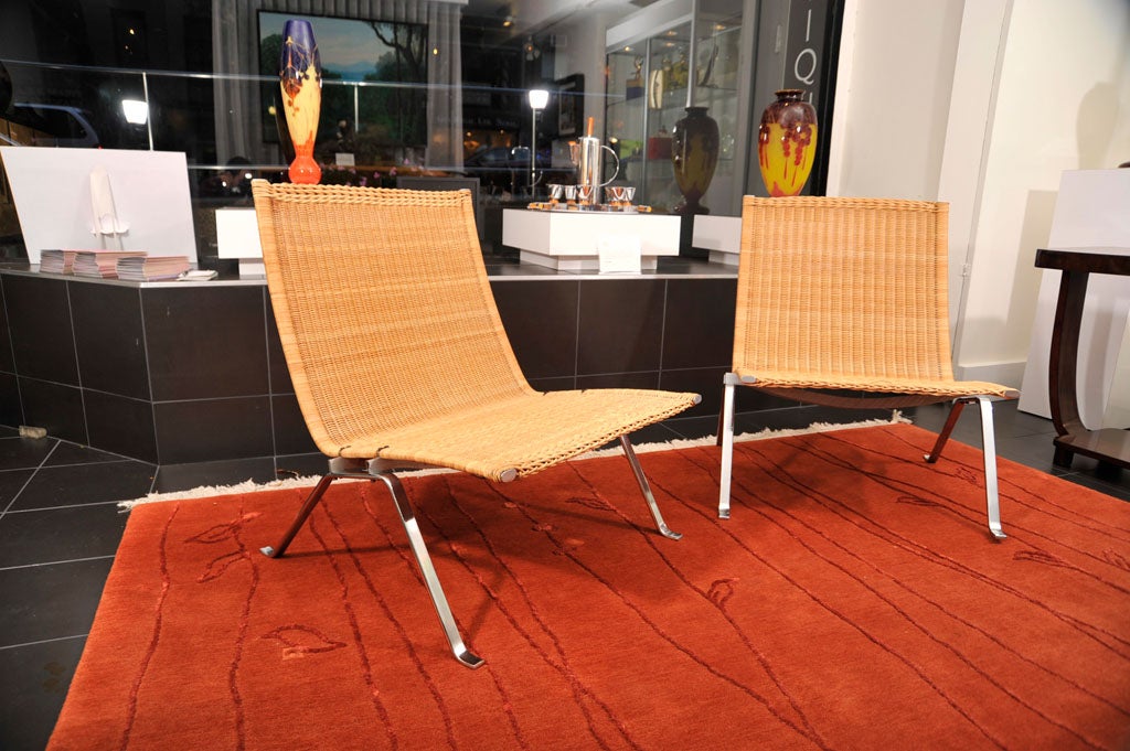 Pair of Lounge Chairs by Poul Kjaerholm For Sale 5