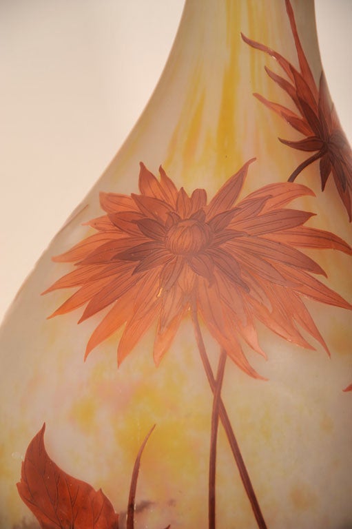 Vase Art Déco français Daum Nancy Excellent état - En vente à Pompano Beach, FL
