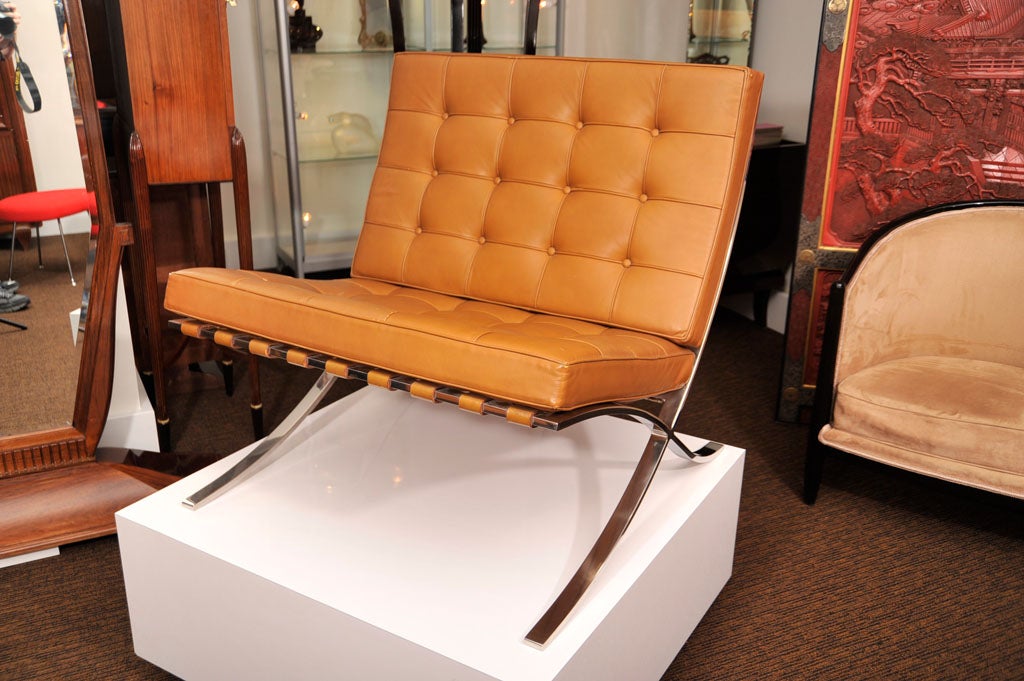 Leather Ludwig Mies van der Rohe Barcelona Chair
