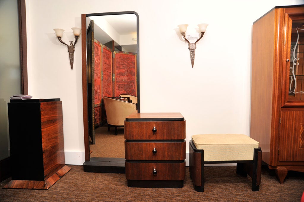 Donald Deskey  Vanity and Stool