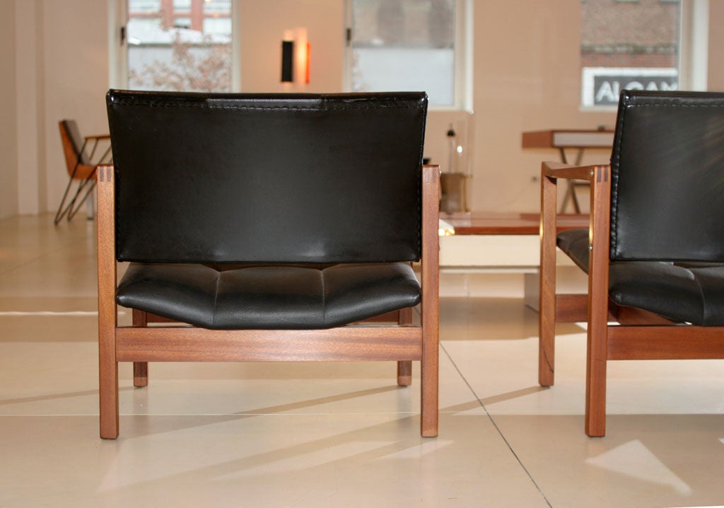 PVC Pair of Armchairs by Michel Mortier For Sale
