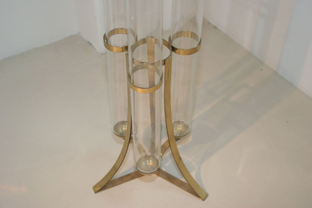Large Glass Vase by Gabriella Crespi In Good Condition For Sale In New York, NY