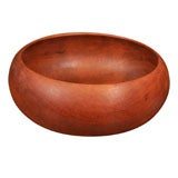 1950s Hand-Turned Danish Teak Bowl