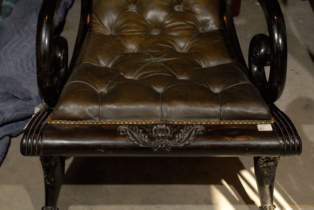 English Regency Library Chair For Sale 1