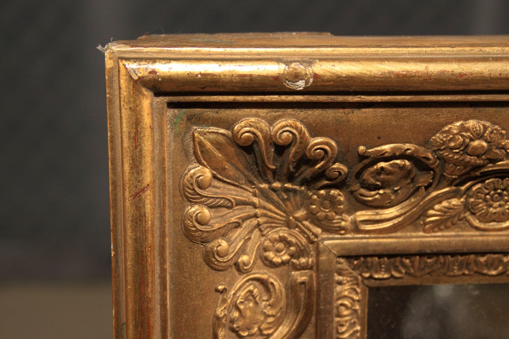 19th Century Gilt Empire Mirror