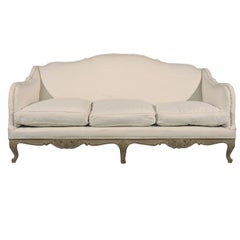 Jansen  Painted Louis XV Sofa