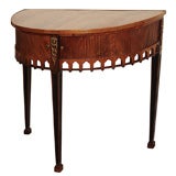 19th Century Dutch Neoclassical Walnut Side Table