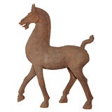 Large Han Pottery Horse (ref# LAM201)