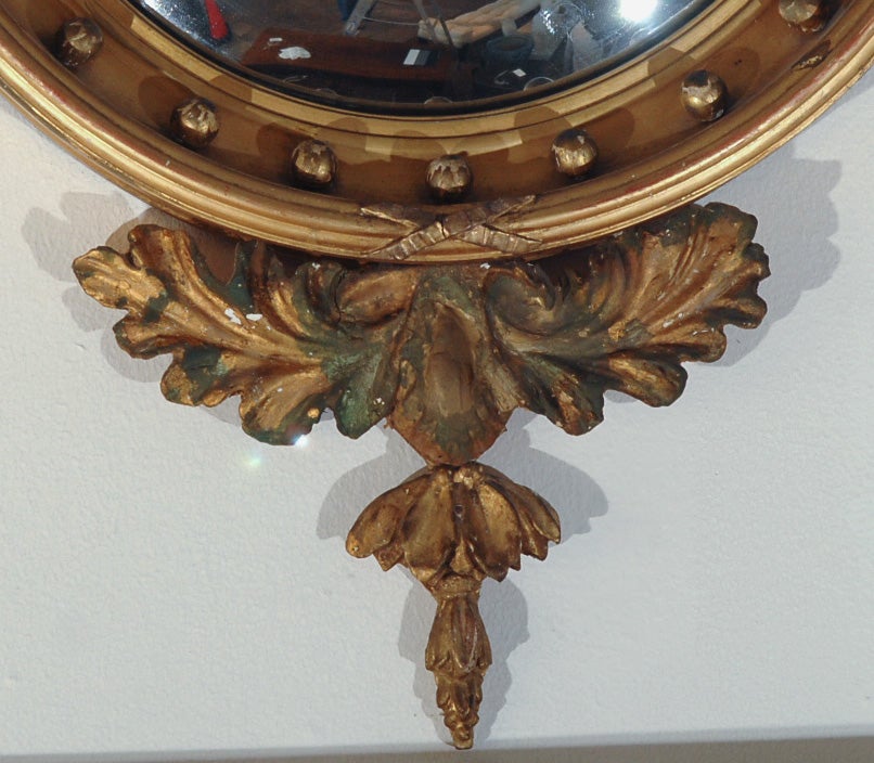 18th Century and Earlier George III  Bull's-Eye Mirror