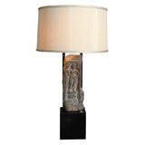 Oriental Architectural Fragment  Mounted as Lamp