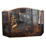 French Art Deco Fire Screen