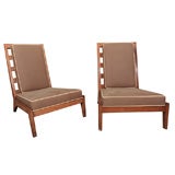 Pair of Slipper chairs by Andre Sornay