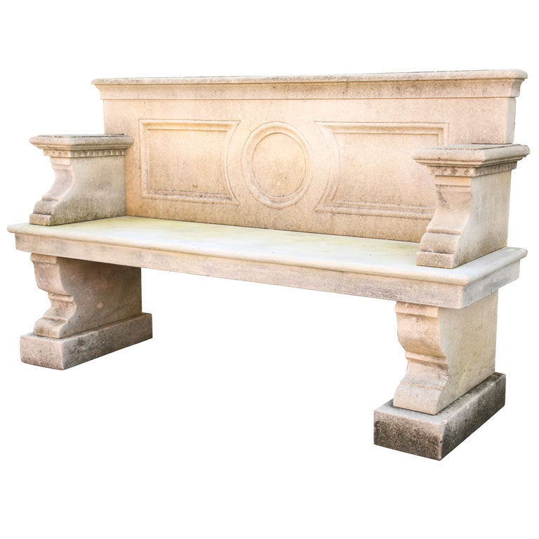 Pair of Neo - Classical style Benches For Sale