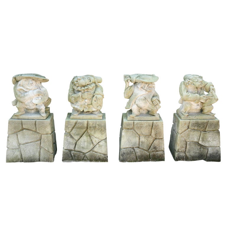 Antique Garden Gnomes 8 For Sale on 1stDibs rare garden gnomes, old