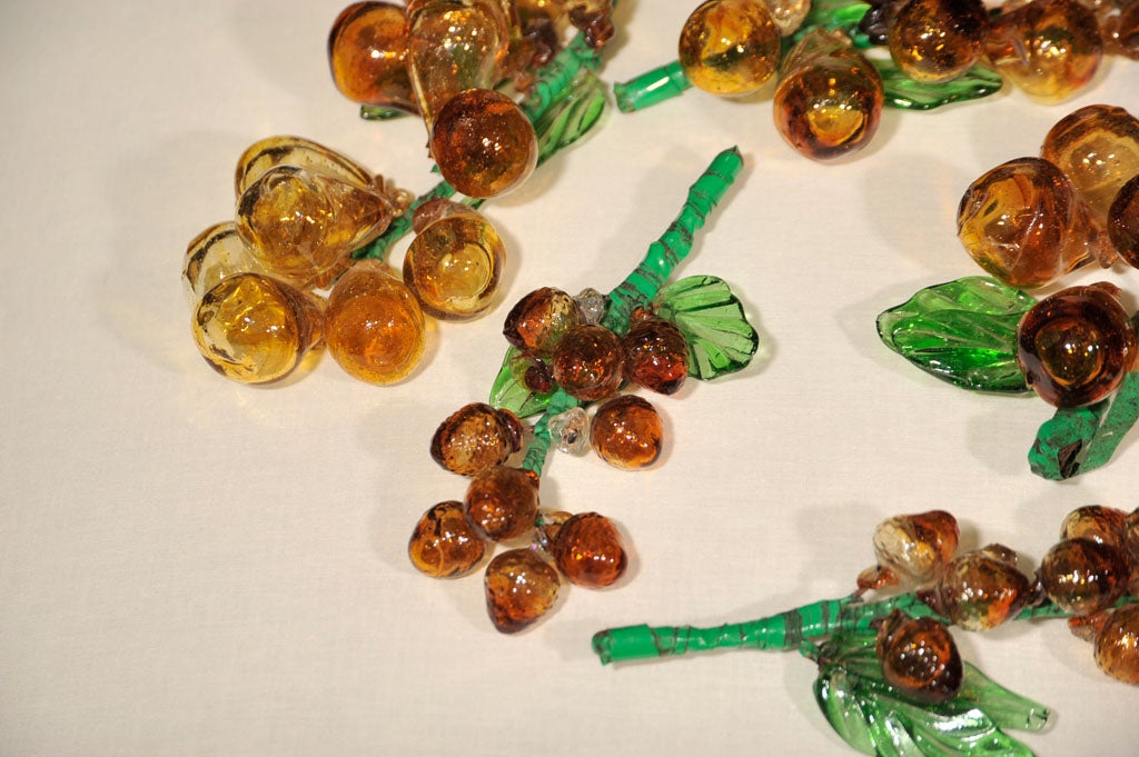 Decorative Glass Grapes at 1stDibs glass grapes from the 70s, glass