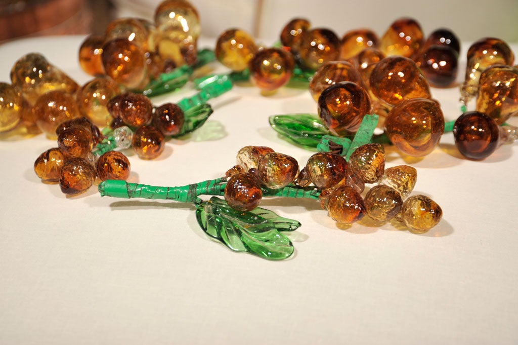 Decorative Glass Grapes at 1stDibs glass grapes from the 70s, glass