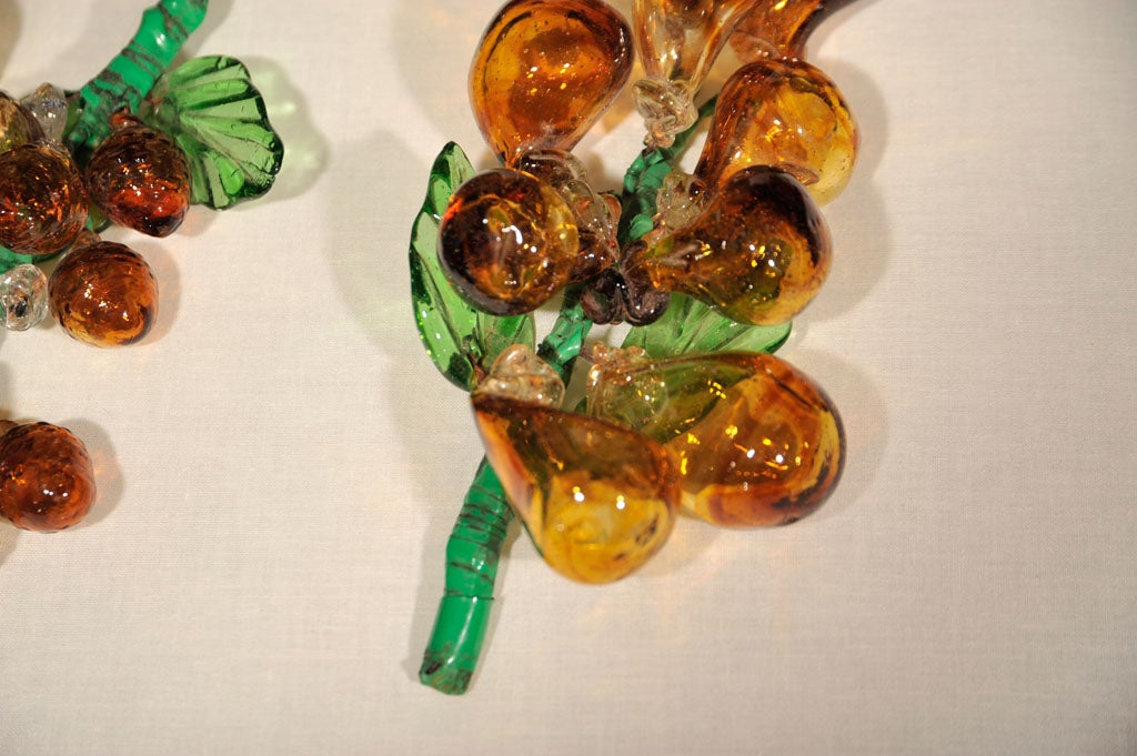 Decorative Glass Grapes at 1stDibs glass grapes from the 70s, glass