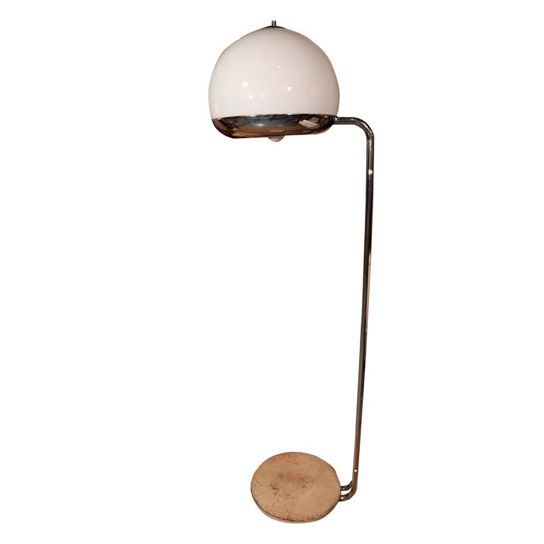 Italian Glass Floor Lamp