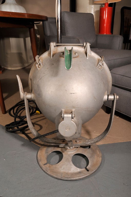 Mid-20th Century Vintage Nautical Search Light by Crouse Hinds
