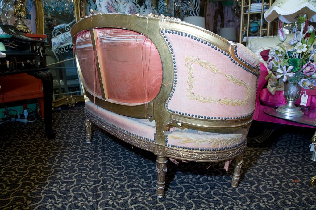 FABULOUS DECADENT  FRENCH SETTEE 1