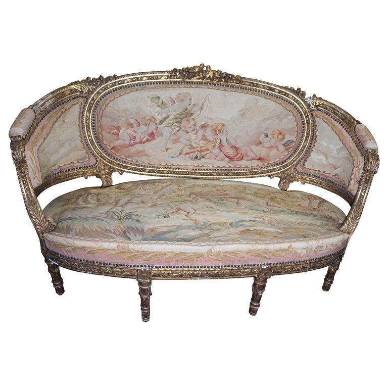 FABULOUS DECADENT  FRENCH SETTEE