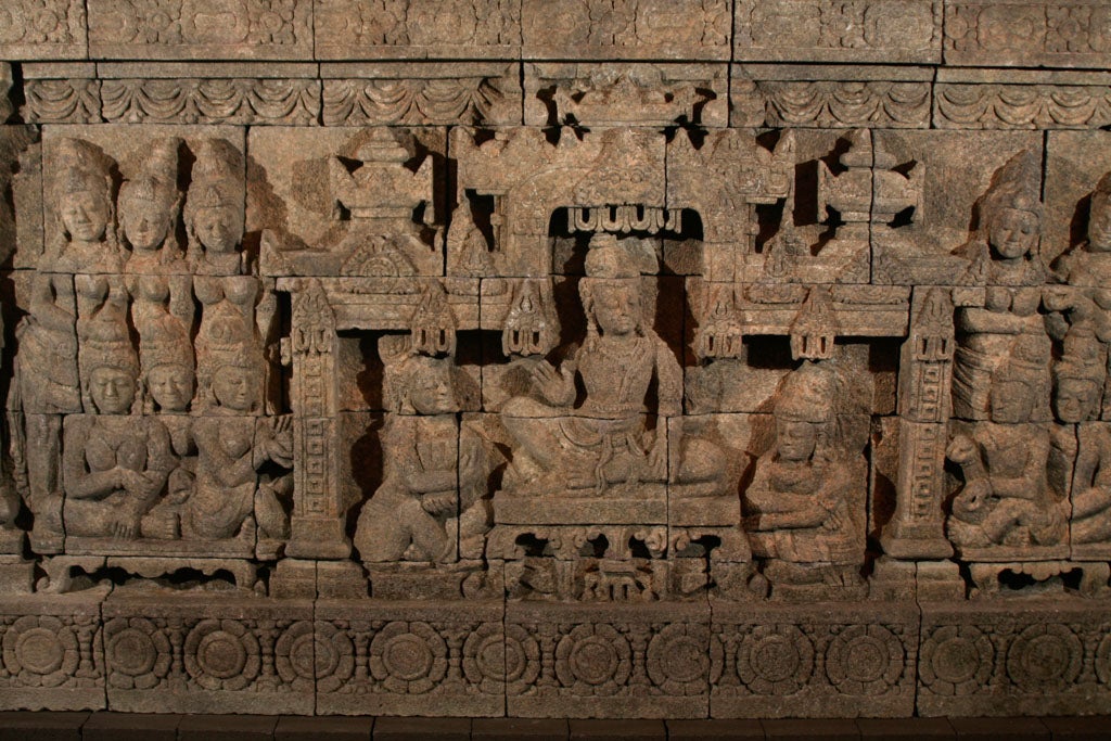 Relief Panel (Buddha with attendants)