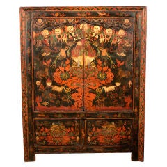 Antique Shrine Cabinet