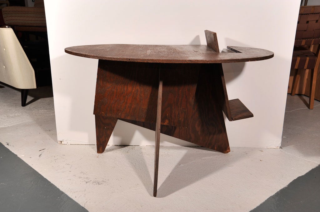 Cut Plywood End Table 2