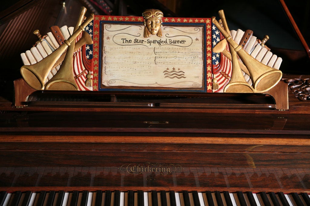 Rosewood A Presidential Chickering Concert Grand Piano For Sale