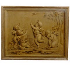 Early 19th Century French Grisaille Painting circa 1820 9