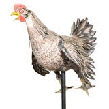 Vintage Folk Art Rooster Figure