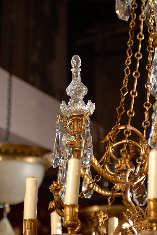 antique look chandelier