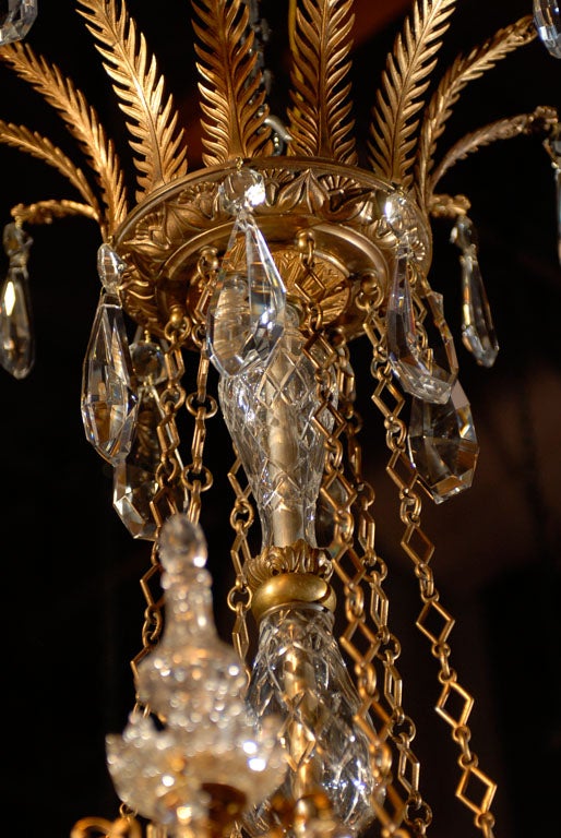 Antique Chandelier. Empire style chandelier For Sale 2