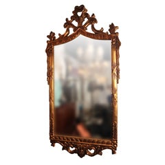 Large Copper Gilt Rococo Mirror