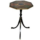 Regency Hexagonal Faux Specimen Stone Top Table