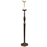 Late 19th Century Tall English Country Floor Lamp