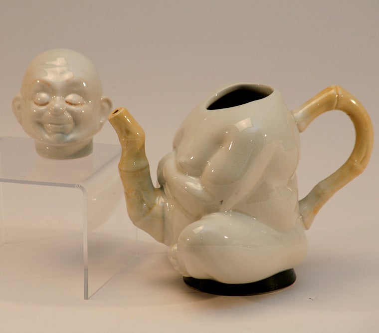 English Novelty Teapot with Phallic Spout