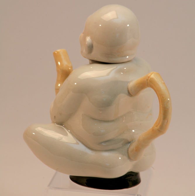 Novelty Teapot with Phallic Spout In Excellent Condition In Great Barrington, MA