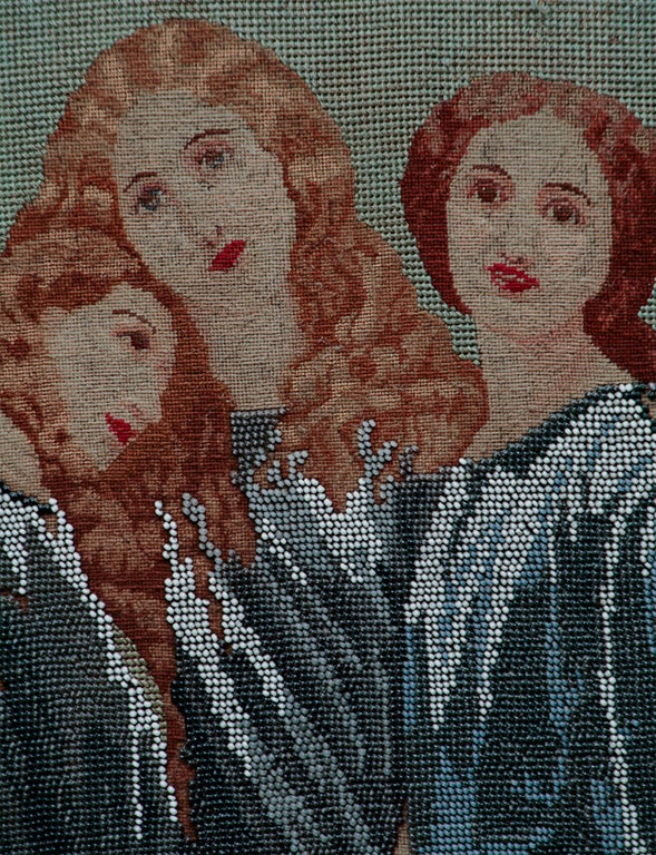 Extraordinary Beaded, PetitPoint and Needlepoint Portraits at 1stDibs