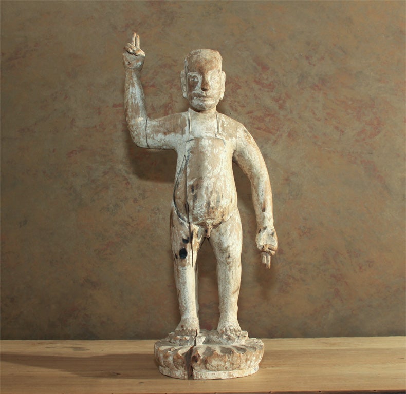 Chinese Sculpture of Baby Buddha