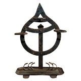 Japanese Iron Votive Oil Lamp