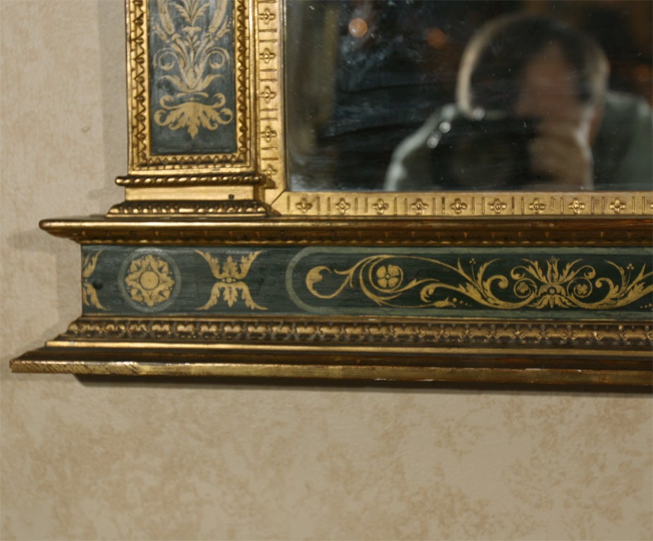 Neoclassical Overmantle Mirror