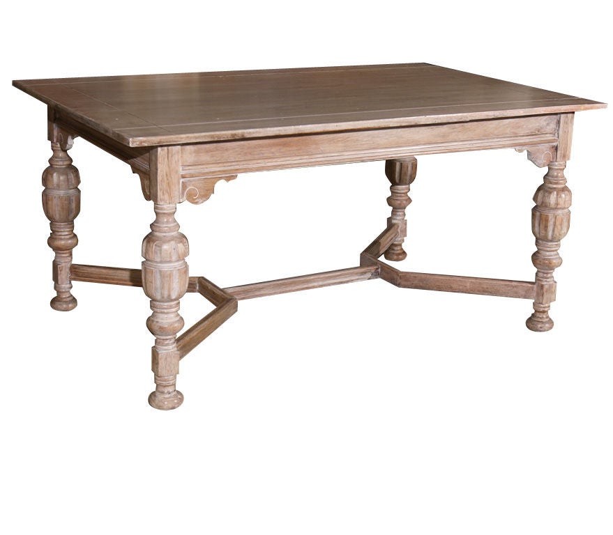 Oak Library Table