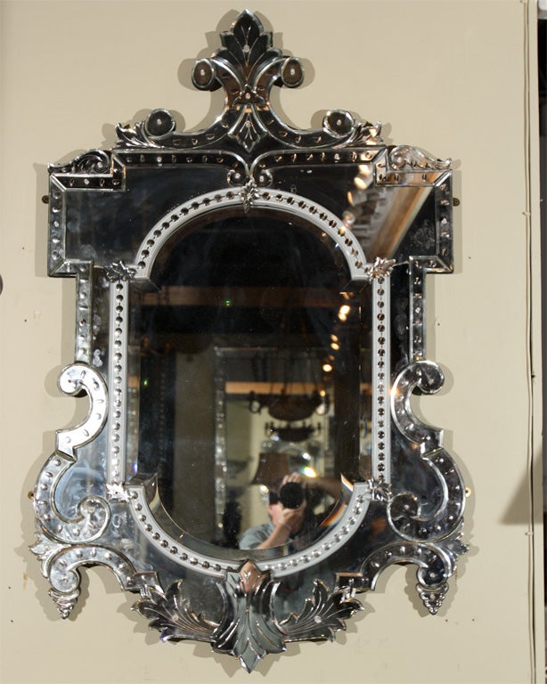 French Venetian Style Mirror