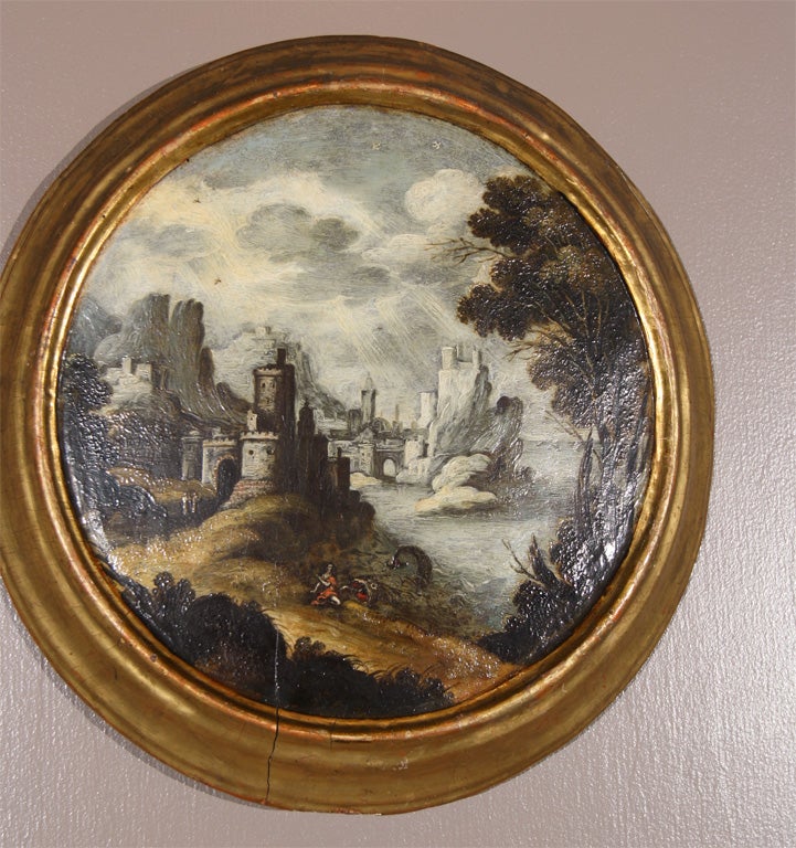 18th Century and Earlier Pair of Dutch Landscapes For Sale