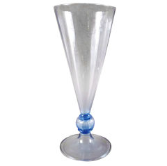 Murano Cylinder Vase by V. Zecchin